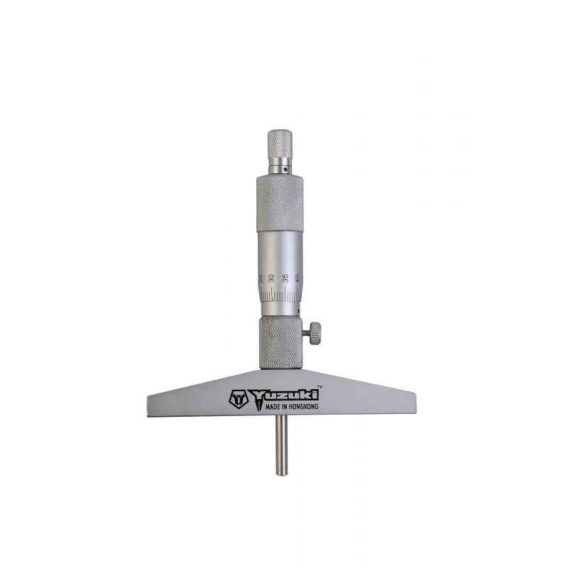 Yuzuki Depth Gauge Micrometer, 0-25 mm
