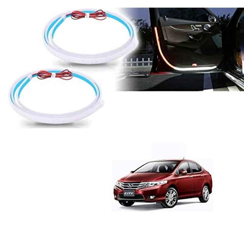 Kozdiko 2 Pcs 120cm Car Door Opening Warning LED Strips Safety Light Set for Honda City Ivtec2010-2014