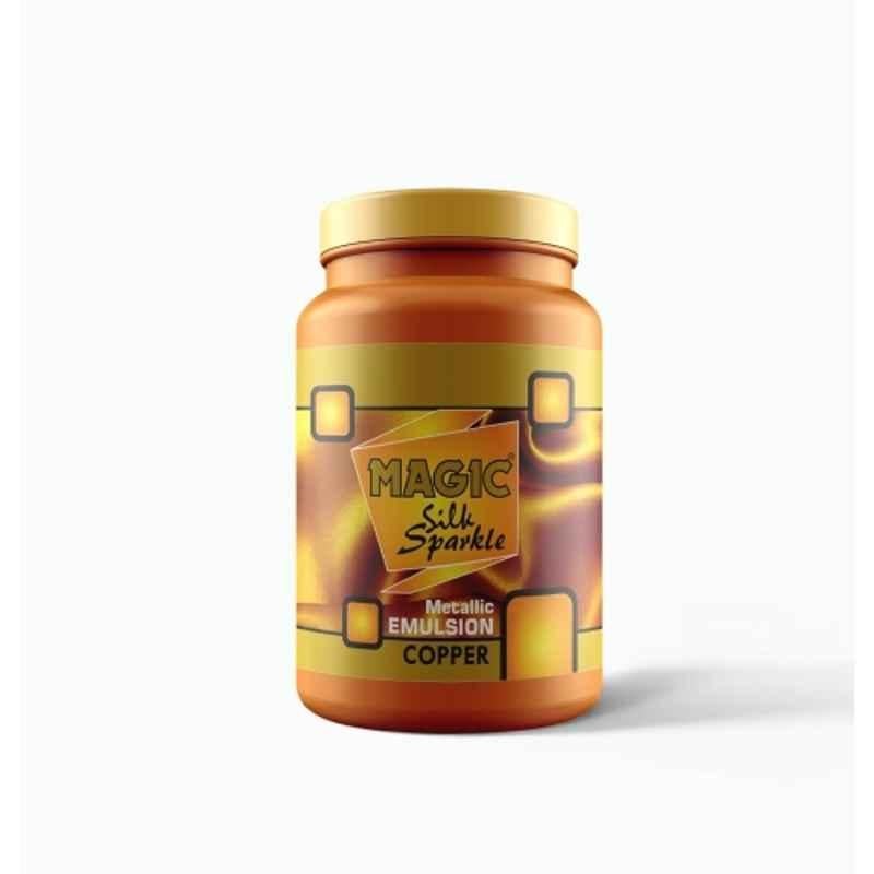 Magic Paints Silk Sparkle 100ml Copper Metallic Emulsion Acrylic Paint
