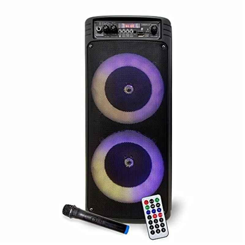 Tessco 20W Black Wireless Potable Party Speaker with 2x 6.5 inch Woofer, FS-342