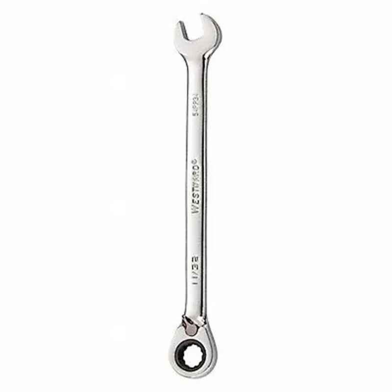 Westward 5-7/8 inch Alloy Steel Chrome Ratchet Wrench, 54PP34