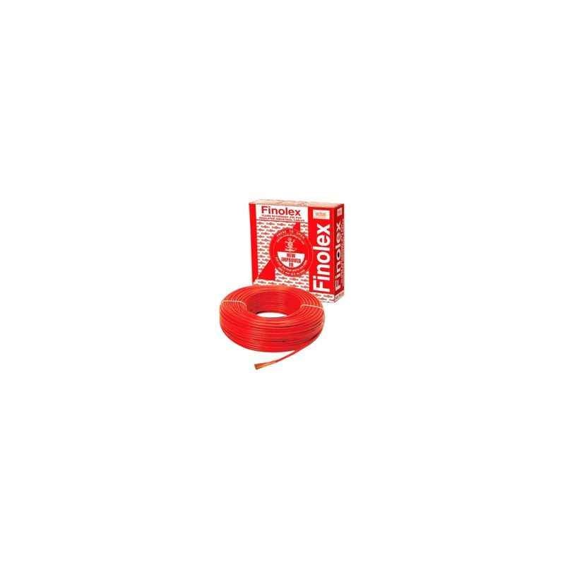 Finolex 6 Sq mm 90m Red Single Core FR PVC Insulated Industrial Cables, 10307