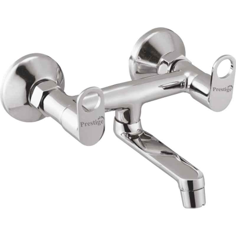 Prestige Prime Brass Chrome Finish Non Telephonic Wall Mixer