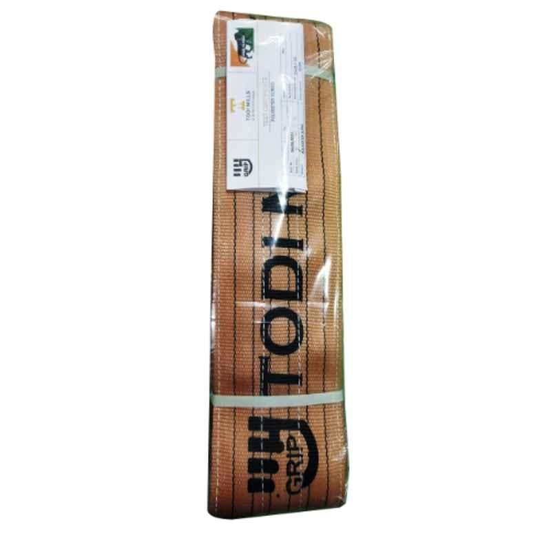 Grip 150mm Polyester Brown Sling, Length: 6 m
