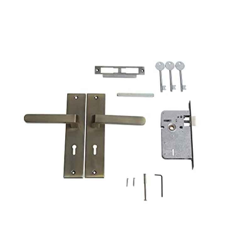 Voltizi 8 inch â€ŽStainless Steel Antique Brass Finish Heavy Duty Mortise Door Lock, LB303