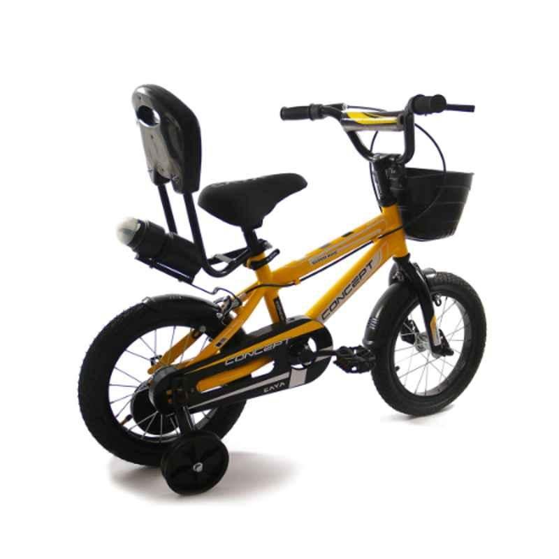 Caya Concept 16 Plastic Bright Yellow BMX Adjustable Handle Kids Cycle, Tyre Size: 16 inch