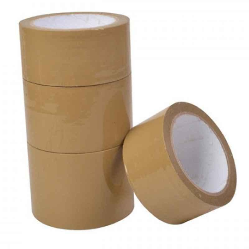 Veeshna Polypack 65m 3 inch Tape Brown Packaging Tape, B008 (Pack of 8)