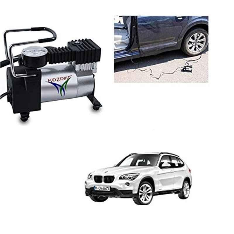Kozdiko 12V DC Heavy Duty Metal Tyre Inflator for BMW X1, Tyre_Inflator_D204