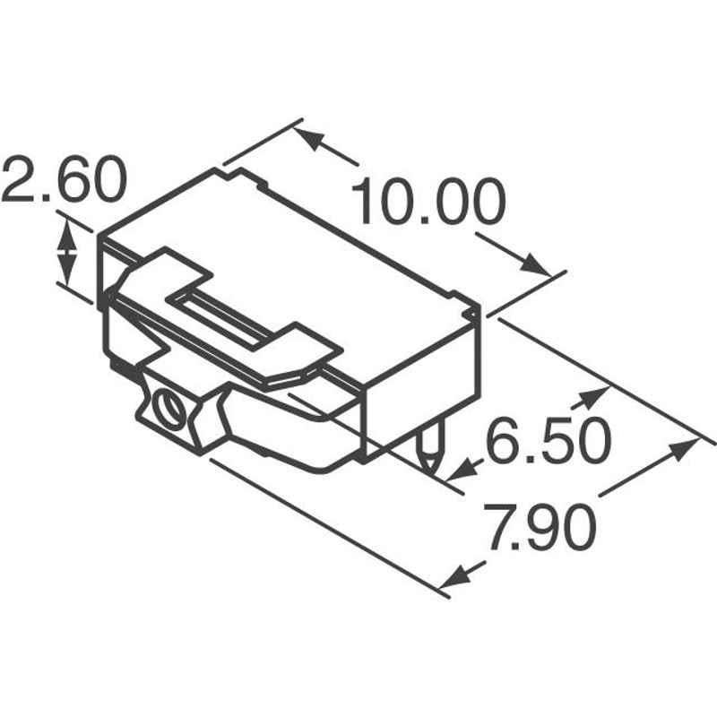 APEM Switch Slide SPDT 500mA 12V Through Hole Right Angle Set, NK236WH