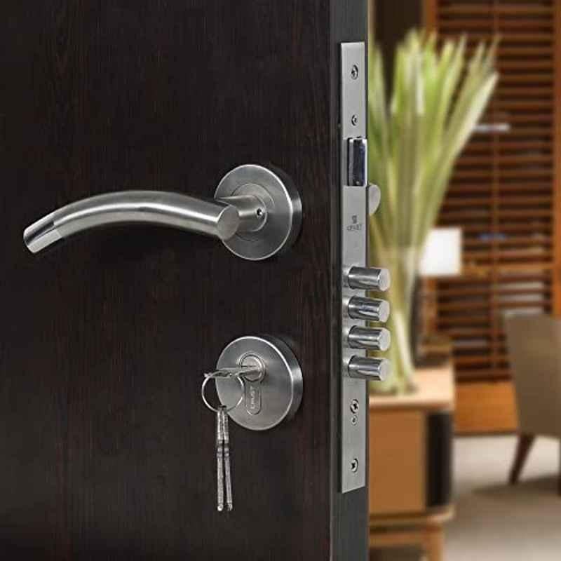 Saze Rose Stainless Steel 304 Antique Finish Mortise Door Lock Handle Set, MG-1101