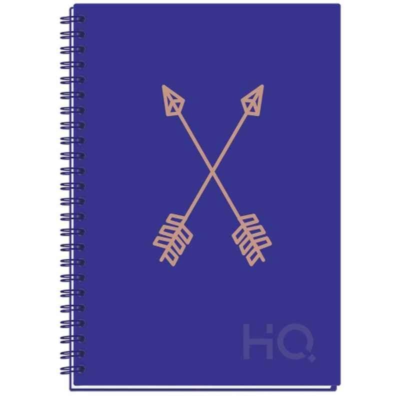 Navneet HQ A5 192 Pages Single Line Case Wiro Bound Corporate Edge Diary, 27027-1