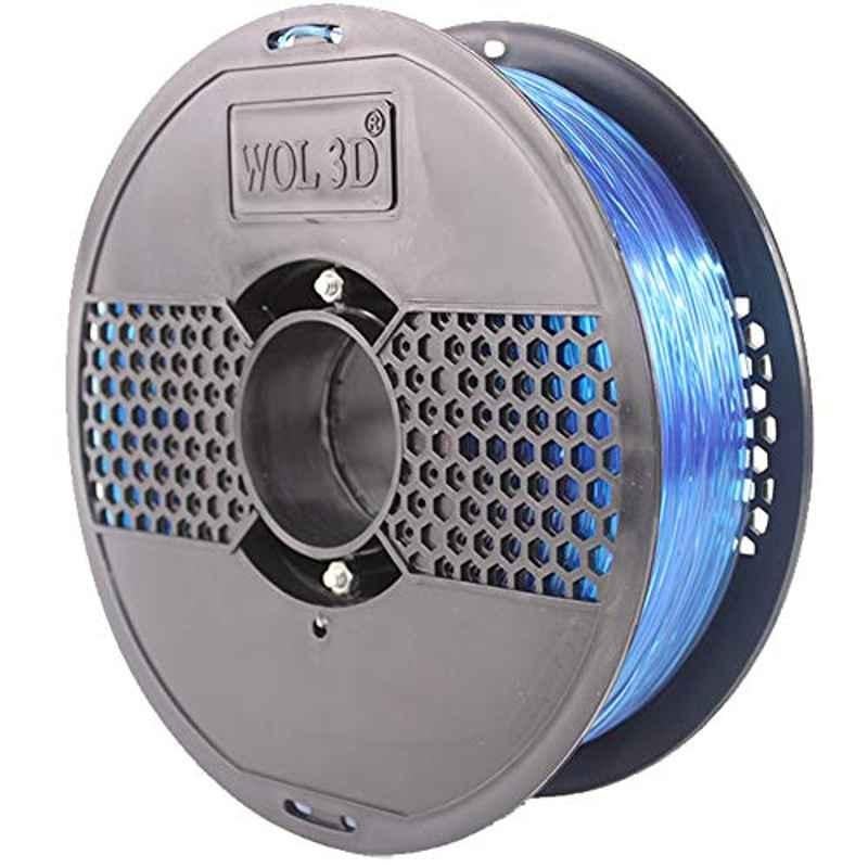 WOL3D PLA Crystal Arctic Blue 3D Printer Filament