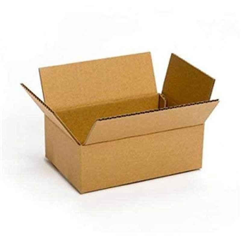 ABS 5x4x2.5 inch 3 Ply Paper Brown Rectangular Corrugated Box, ABS093 (Pack of 100)