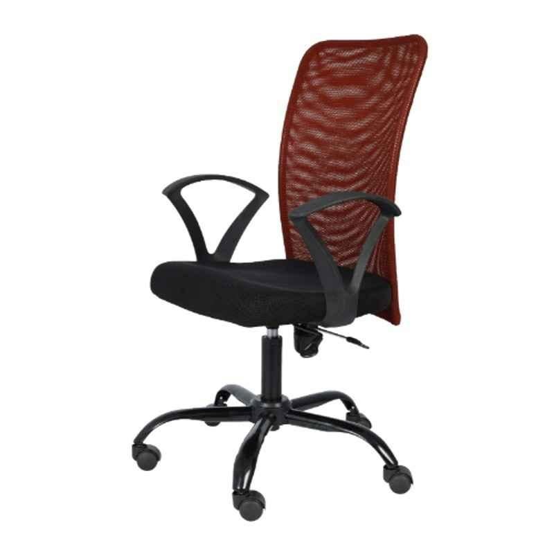 Heikin Breathable Mesh Maroon xxlarge Back Ergonomic Office Chair for Work from Home & Study, HE-00107