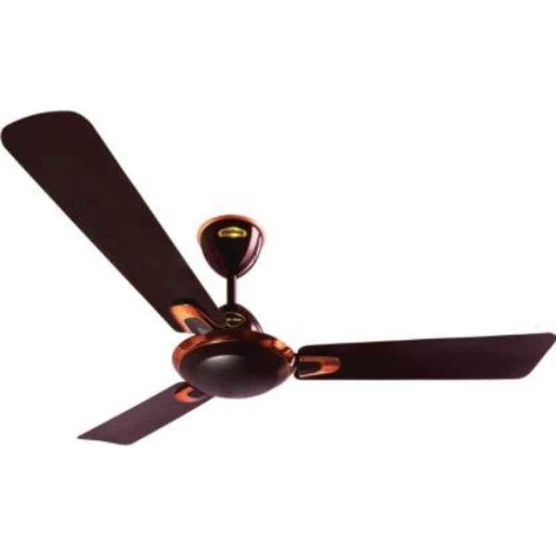 Khaitan Wave 78W Matte Black Ultra High Speed Ceiling Fan, Sweep: 1200 mm (Pack of 3)
