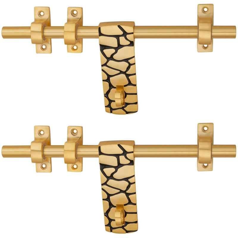 Atom Marvel 12 inch Aluminium Gold Aldrop (Pack of 2)