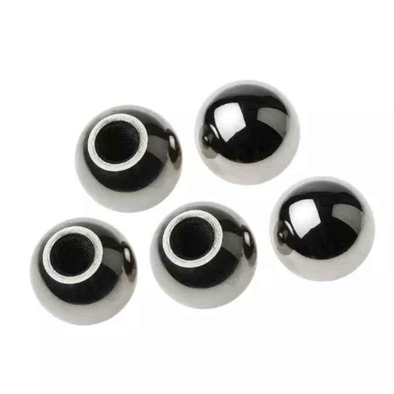RS Pro M5 Silver Ball Clamping Knob, 1443652