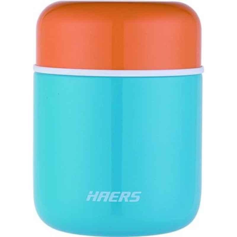 Haers 280ml Stainless Steel Blue Thermal Food Jar, HR-280-3-BLU (Pack of 5)