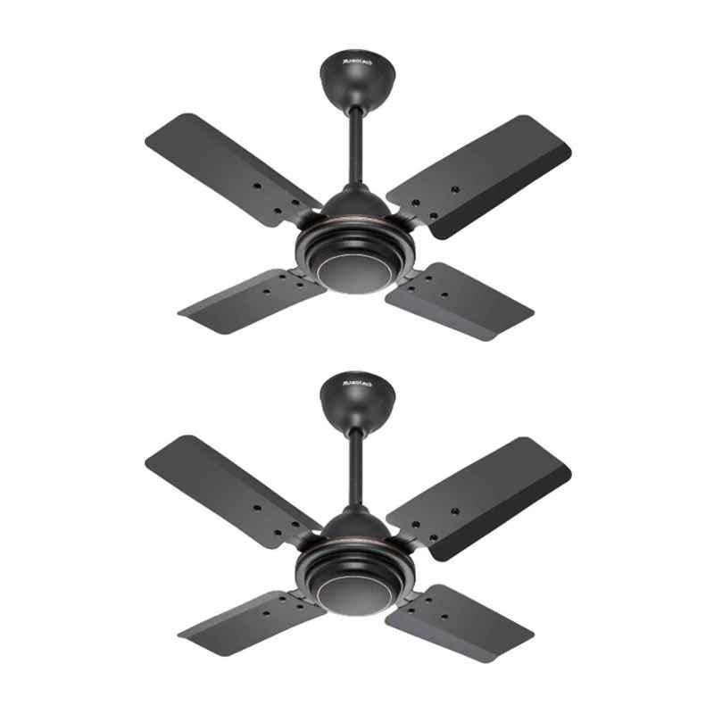 Maxotech Aflred 50W Brown 4 Blade Ultra High Speed Ceiling Fan, Sweep: 600 mm (Pack of 2)