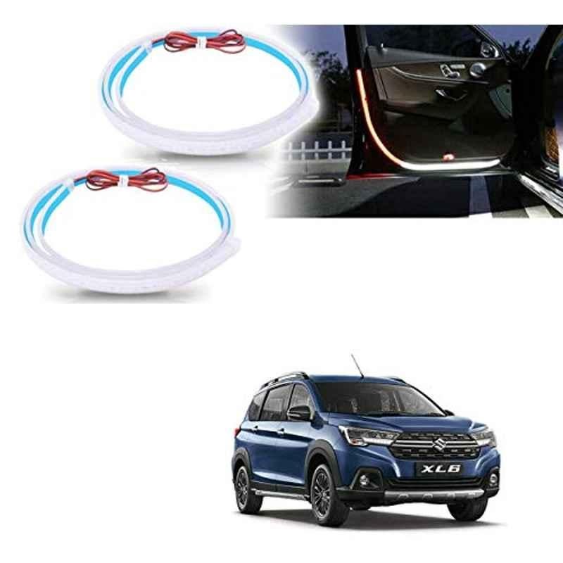 Kozdiko 2 Pcs 120cm Car Door Opening Warning LED Strips Safety Light Set for Maruti Suzuki XL6