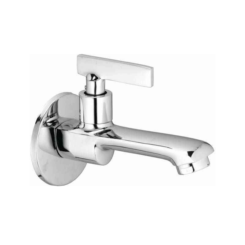 Jainex Step Long Body Bibcock with Wall Flange, STP-2714