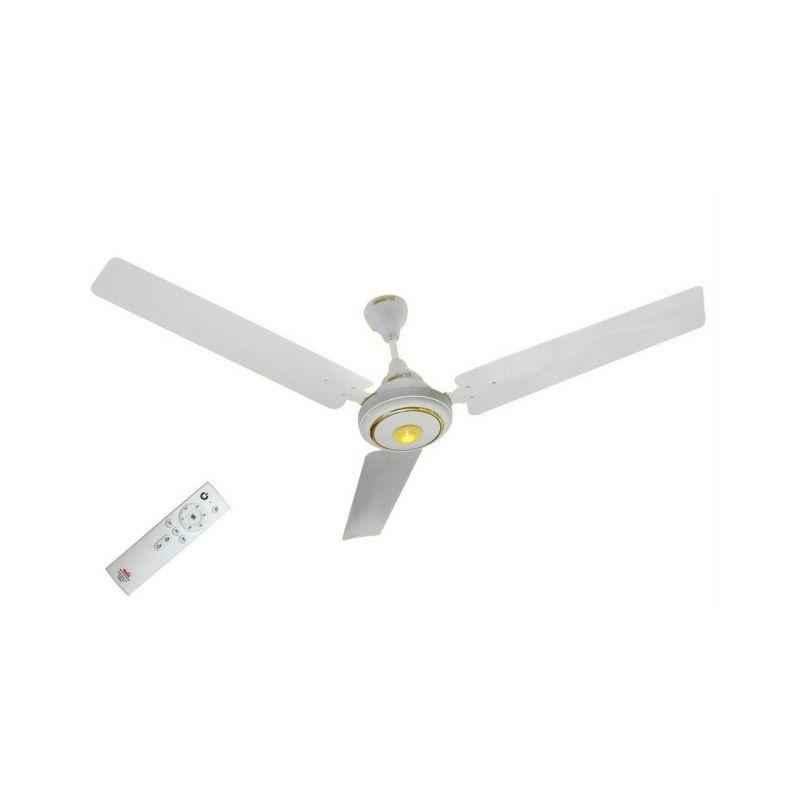 Maya Super Eco Tech 1200mm White Brushless DC Motor Ceiling Fan, CW1200