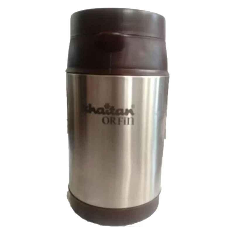 Khaitan Orfin Elegance 1000ml Steel & Plastic Double Insulated Hot & Cold Flask