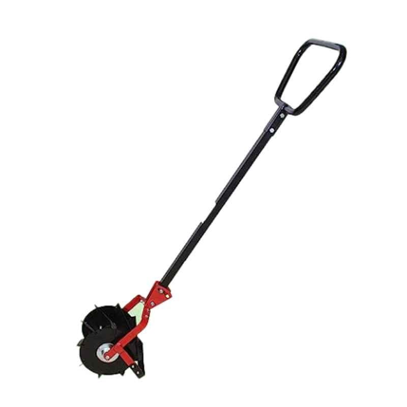 Global Nature Agro 7.5 inch Iron Manual Roller Weeder with Double Gripper Handle, GNRW-1401