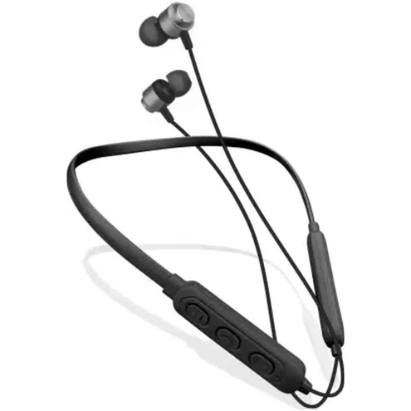 Hitage Black In the Ear Wireless Bluetooth Neckband with Mic, NBT-5768+