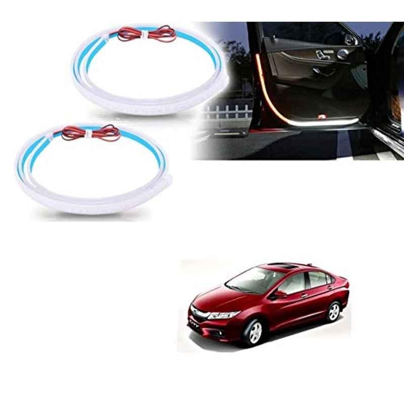 Kozdiko 2 Pcs 120cm Car Door Opening Warning LED Strips Safety Light Set for Honda Idtec 2014-Present