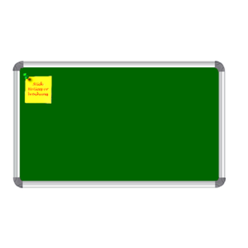Nechams Notice Board Deluxe Combo Color Green NBGRN151UF