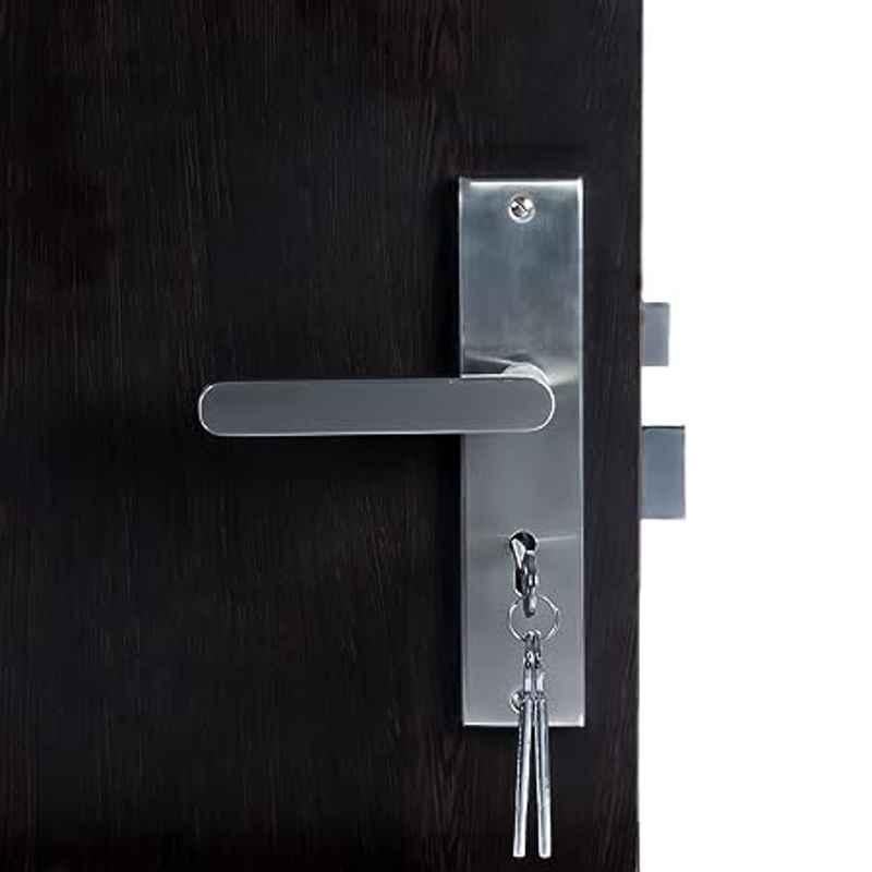 Handle Waala MG304 60mm Stainless Steel Silver 6 Lever Heavy Duty Mortise Door Lock Set