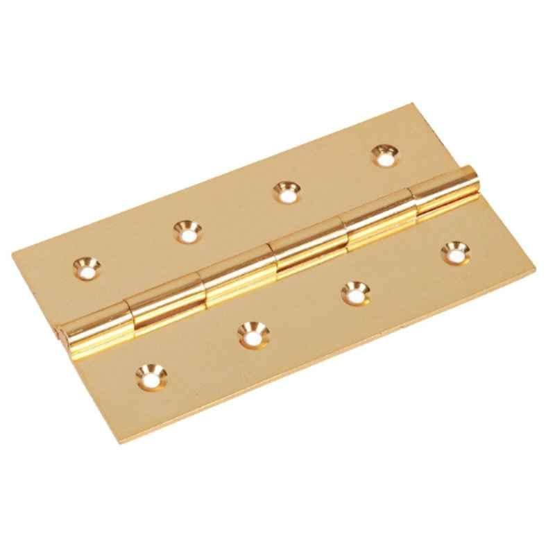 Smart Shophar 4x.75x1.5 inch Brass Gold Butt Hinge, SHA10HG-BUTT-GL4X.75X1.5-P1 (Pack of 2)