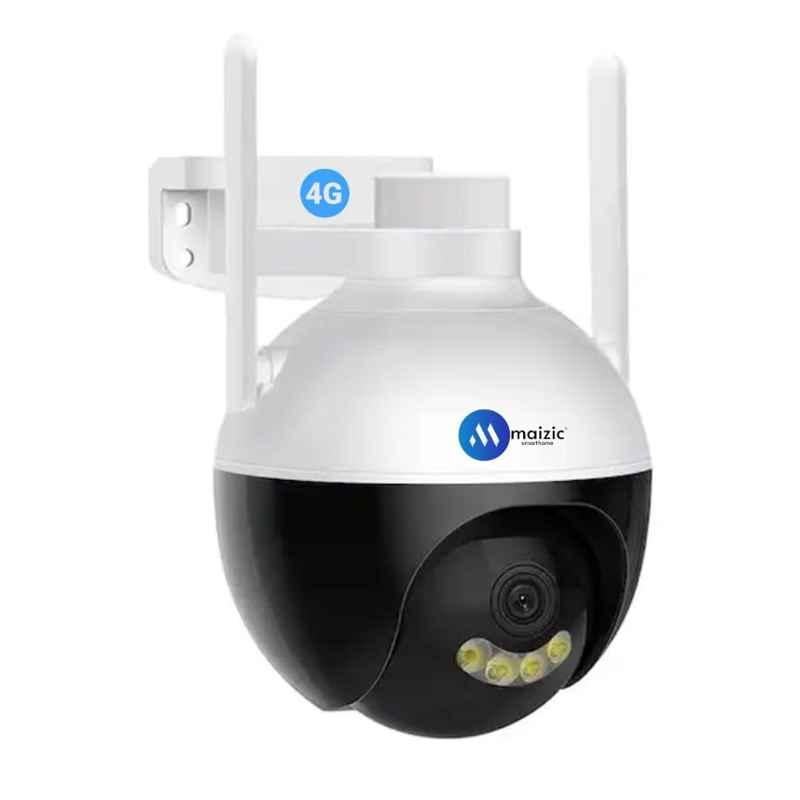 Maizic Smarthome Polar Uber 5MP 4G FHD Outdoor Home Security Camera with Motion Detection, Pan/Tilt, Live View & Colored Night Vision