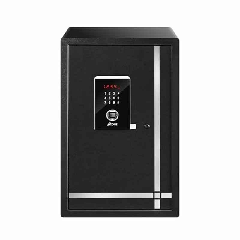 Ozone Safilo Bio-2 55L 360x350x555mm Rectangular Black Biometric Safe with Fingerprint Access (Tijori)