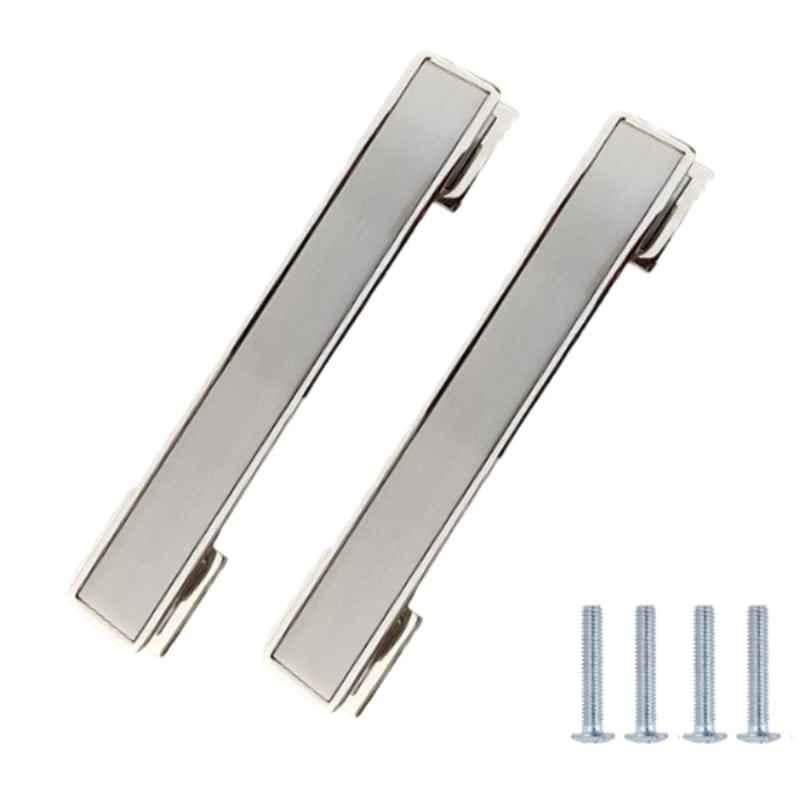 Atom O-110 10 inch Chrome Plated Silver Satin Finish Zinc Pull Handle (Pack of 2)