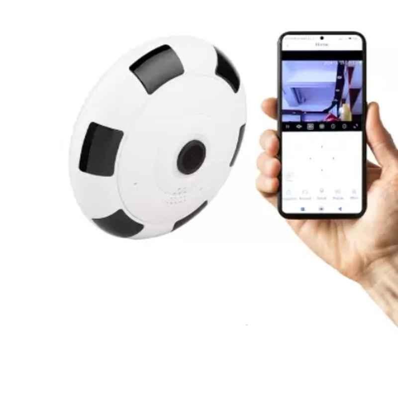 Melowave Smarthomes Fish Eye Chakra 2MP Wireless Smart WiFi Camera with 360 Degree Panoramic & WiFi IP 1080p (128 GB, 1 Channel)