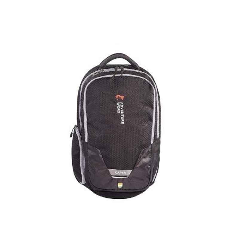 Adventure Worx Caper 24L Polyester Grey Laptop Backpack with AWT Technology