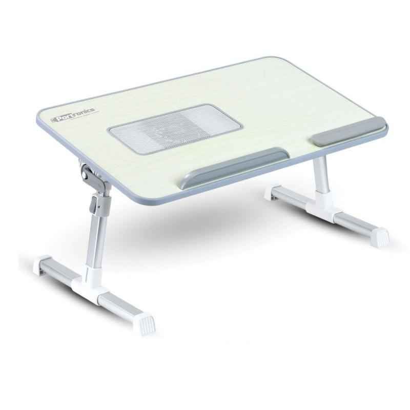 Portronics POR-704 Grey Adjustable Laptop Cooling Table
