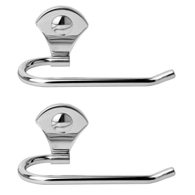 Abyss ABDY-1134 Glossy Finish Stainless Steel Towel Holder/Napkin Ring (Pack of 2)