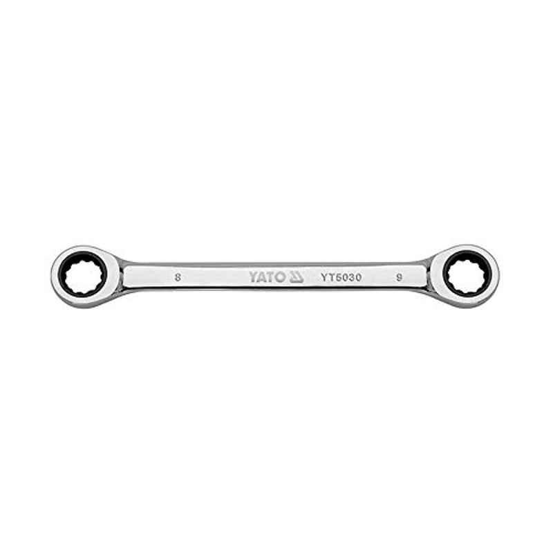 Yato YT-5032 12x13mm Alloy Steel Double Ratchet Wrench
