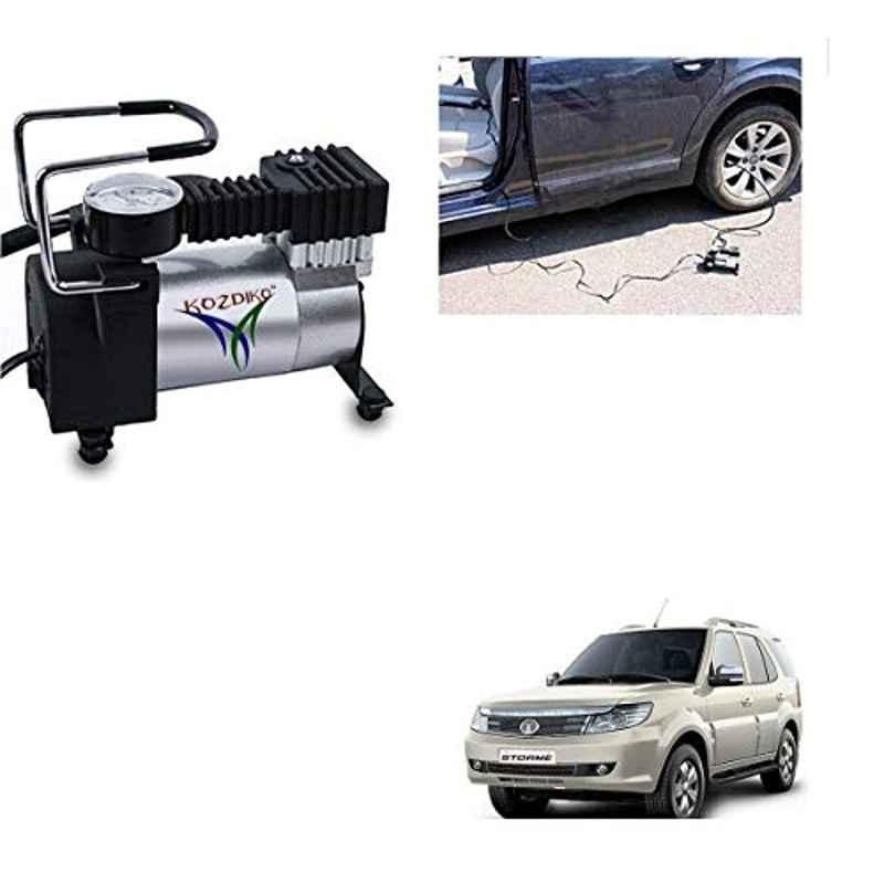 Kozdiko 12V DC Heavy Duty Metal Tyre Inflator for Tata Safari Storme, Tyre_Inflator_D34