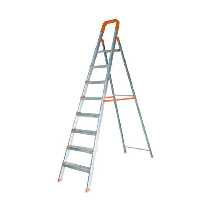 Champion 8 Step 180kg Aluminium Orange Scratch Resistance Ladder with Platform
