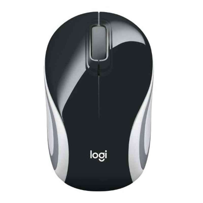 Logitech 51g Black 5x2.5cm Ultra Portable Wireless mouse, m187