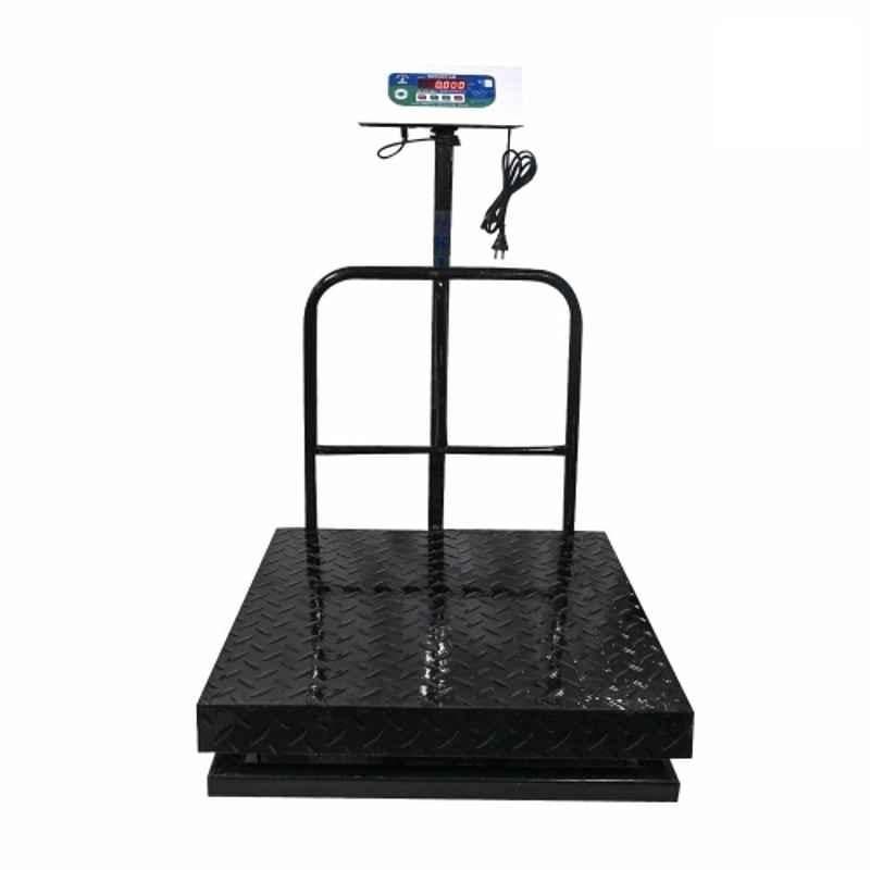 Kingstar 500kg 600x600mm Metal Red LED Backlit Display Weighing Scale