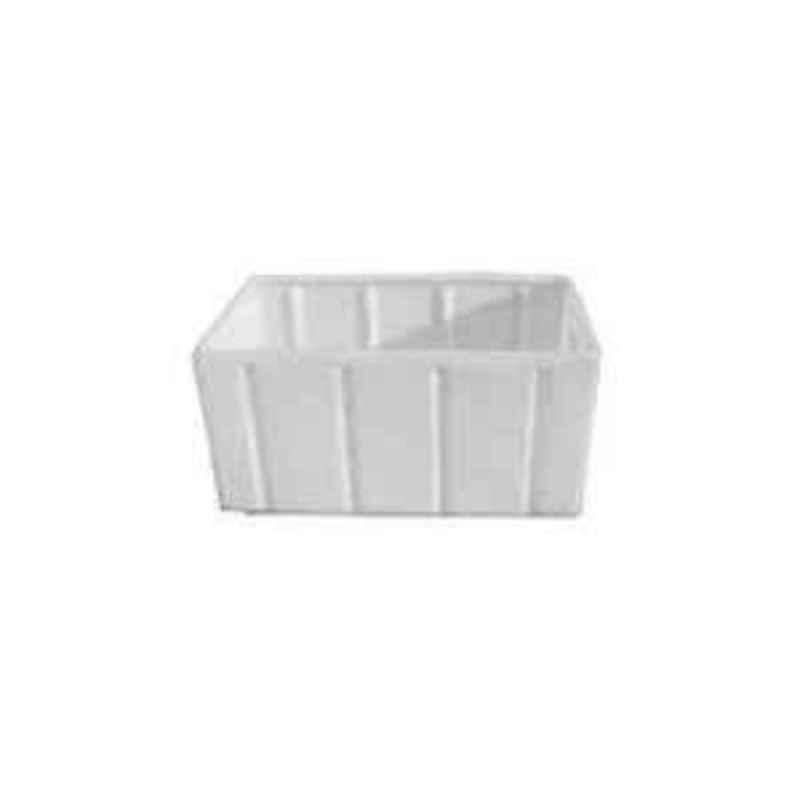 Aaviro 600x400x335cm LLDPE White Roto Molded Crate, ACRT 70-01