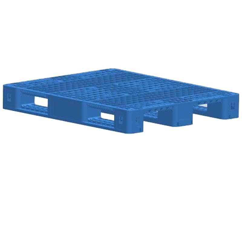 SEL 1200kg Plastic Blue Tubular Pallet with Steel Reinforcement, PS012 (Pack of 10)
