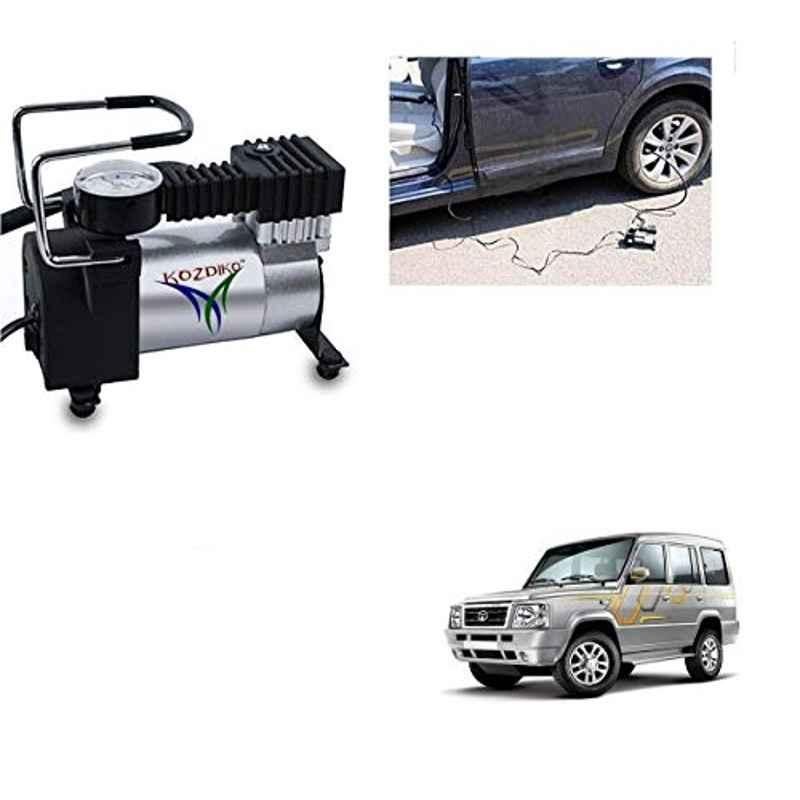 Kozdiko 12V DC Heavy Duty Metal Tyre Inflator for Tata Sumo, Tyre_Inflator_D30