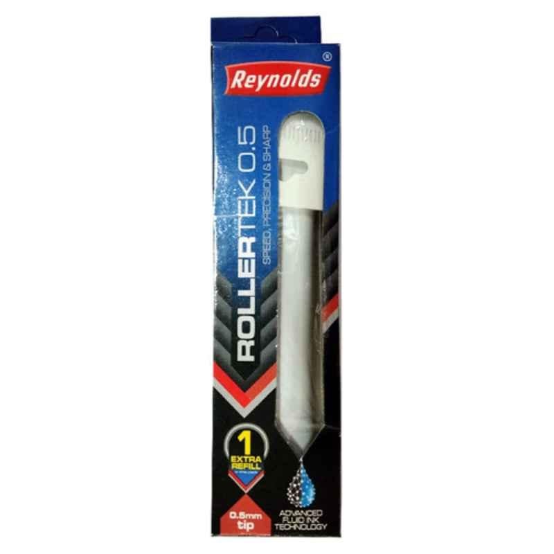 Reynolds Rollertek 0.5mm Blue Ink Pen (Pack of 6)
