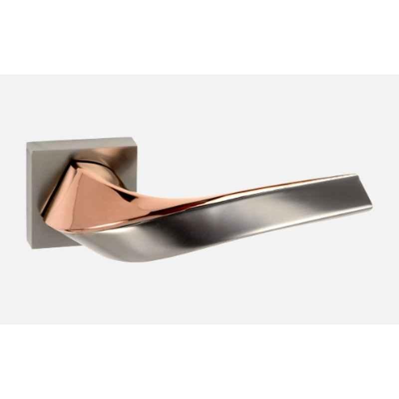 Jolly Ceres Stainless Steel MAB Finish Mortise Door Handle Set with Lock Body, MB-PVDRG